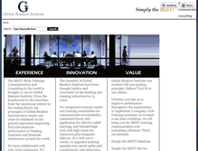Tablet Screenshot of globalbankersinstitute.com
